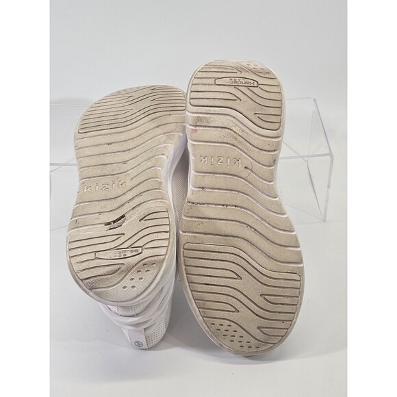 WN Men's 7.5W Women's 9W Kizik Athens Athletic Shoes White Casual Sneakers EUC! - Picture 7 of 8